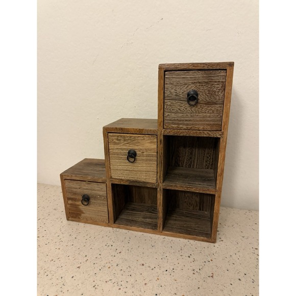 Japanese Style Wooden Mini Chest